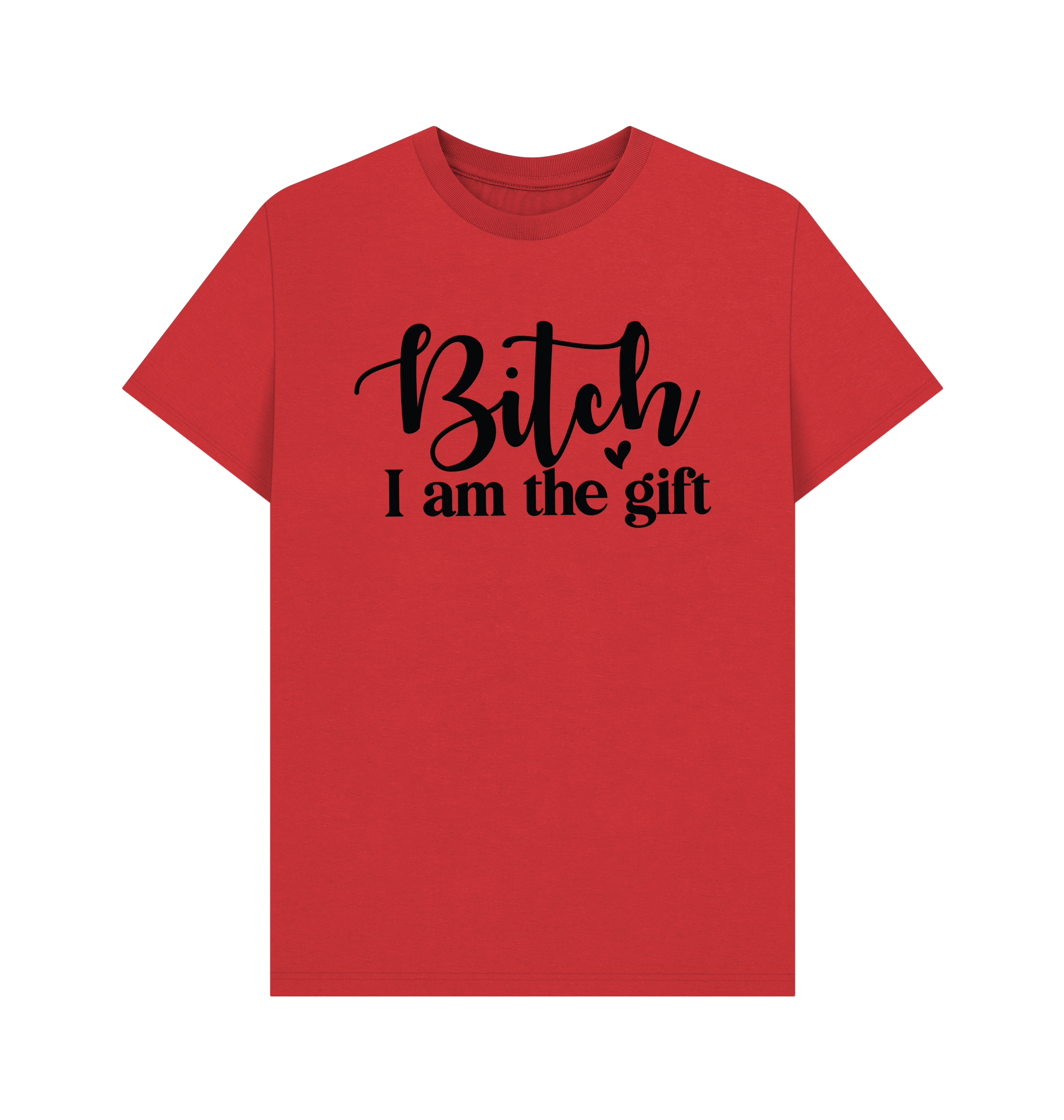 Red Printed T-shirt Front