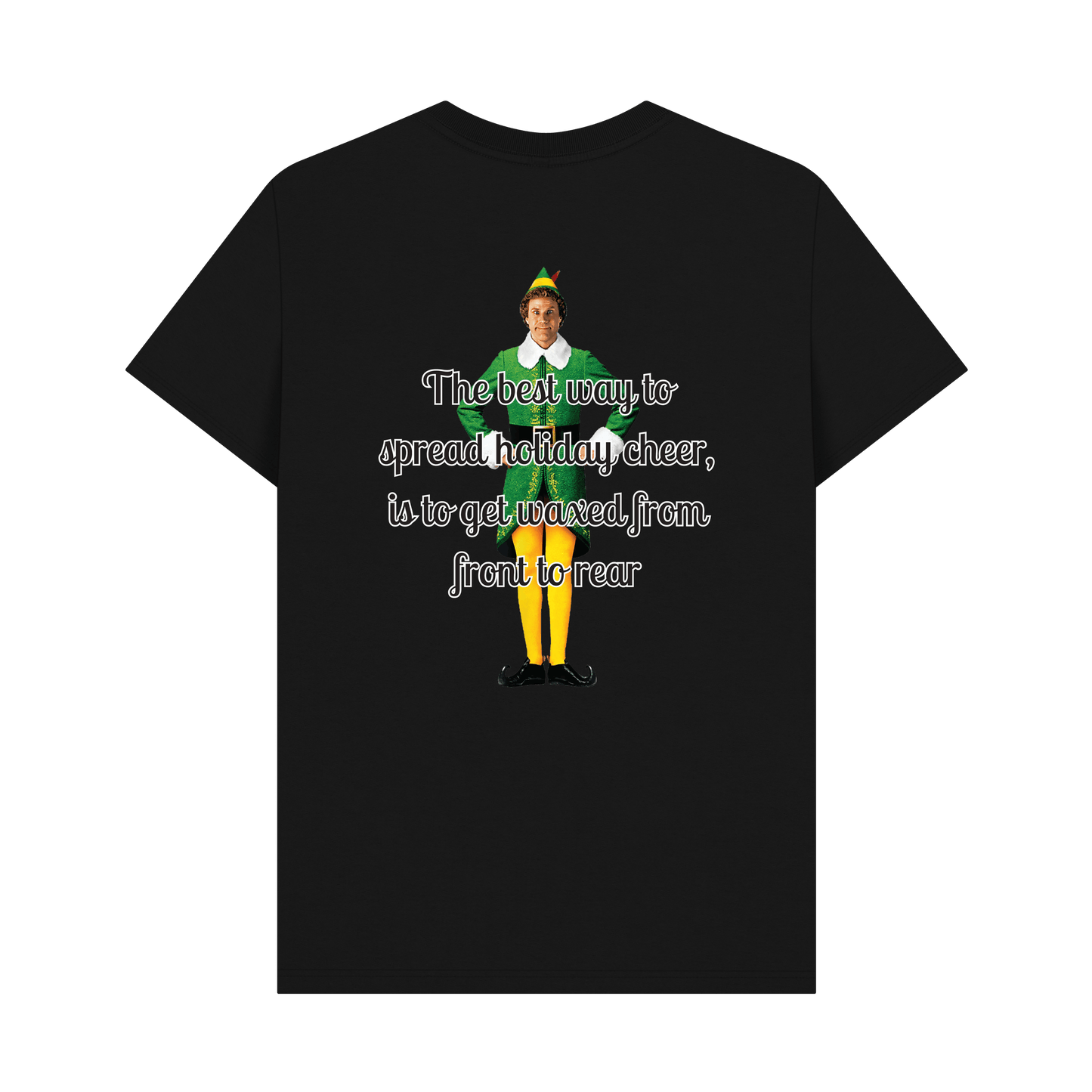 Black Printed T-shirt Back