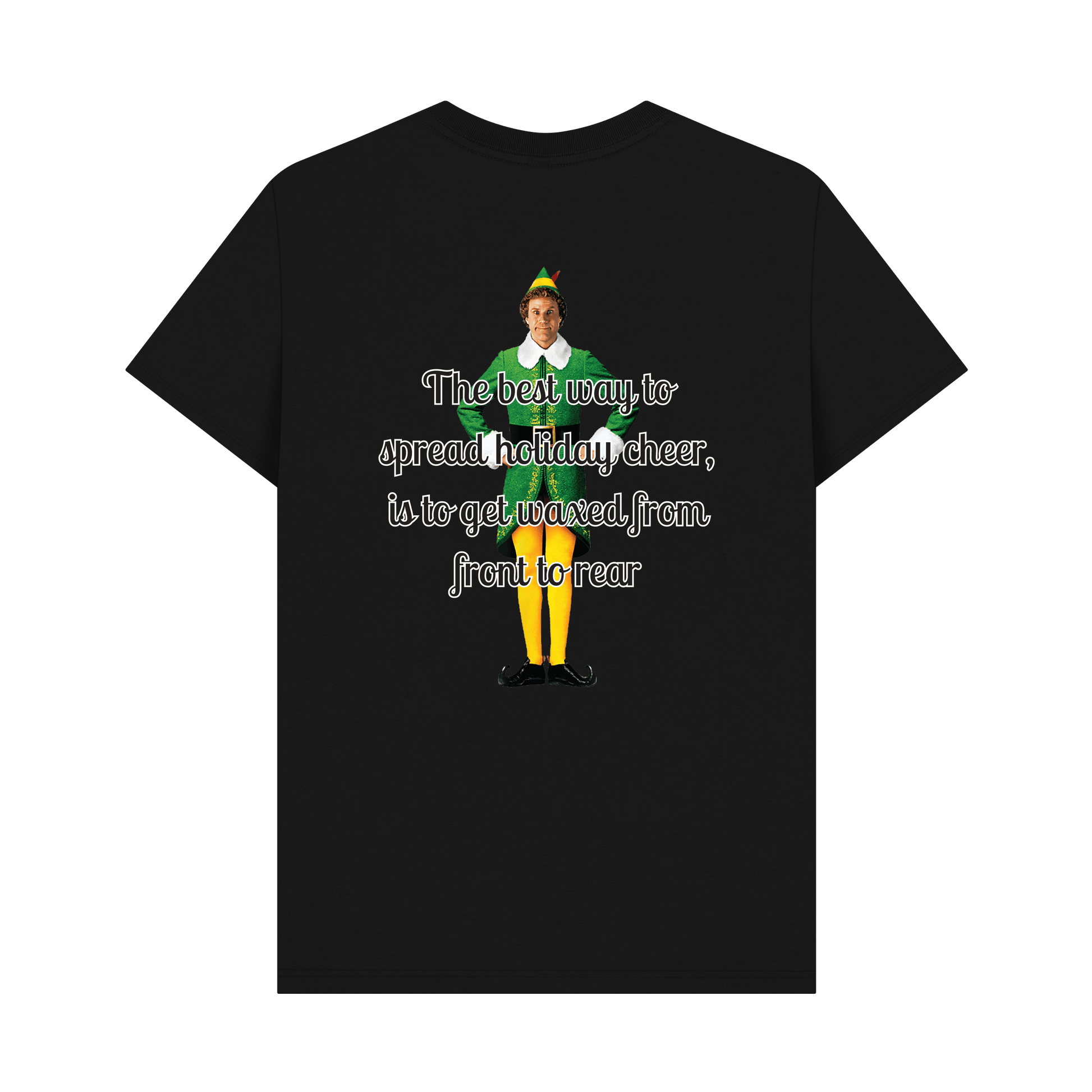 Black Printed T-shirt Back