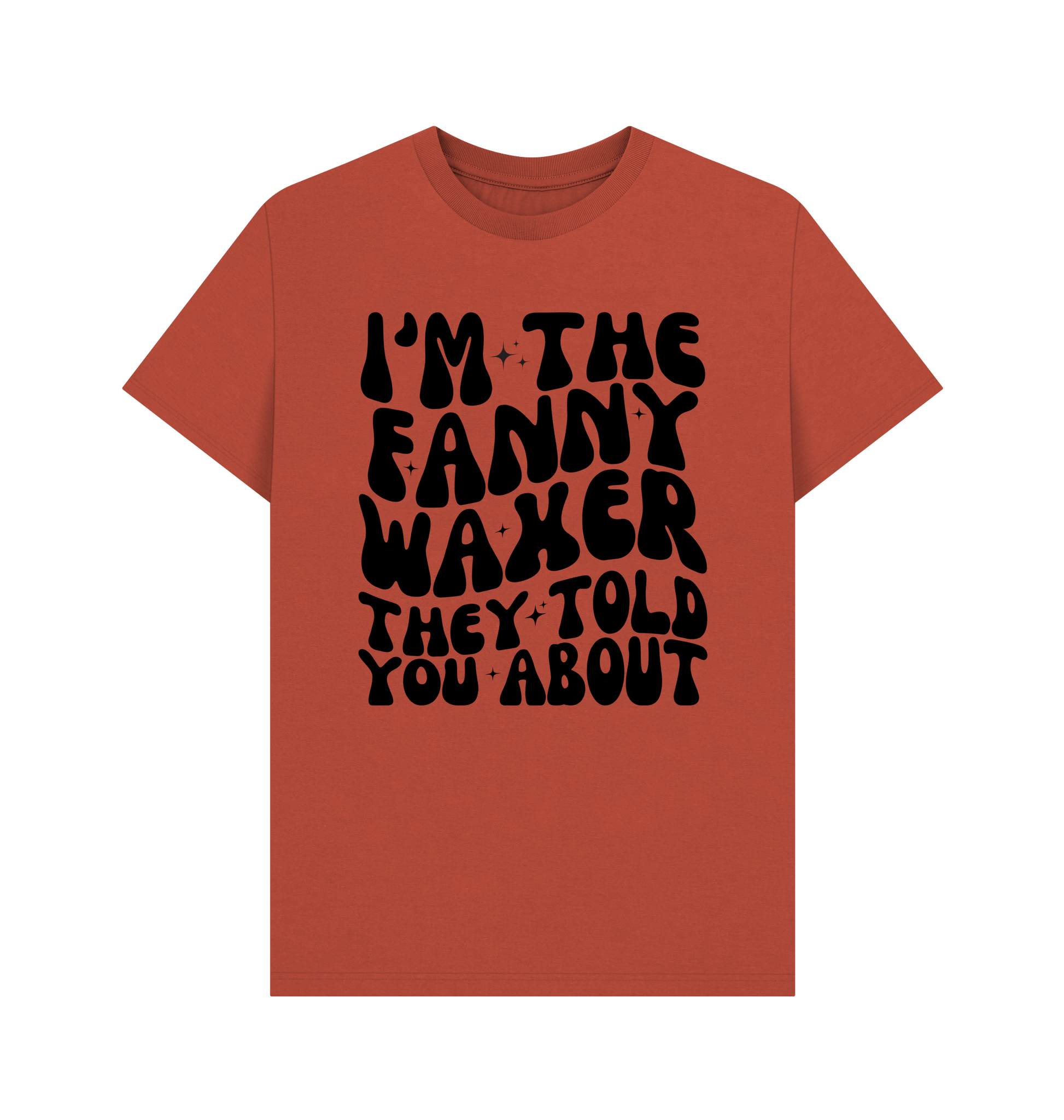 Rust Printed T-shirt Front