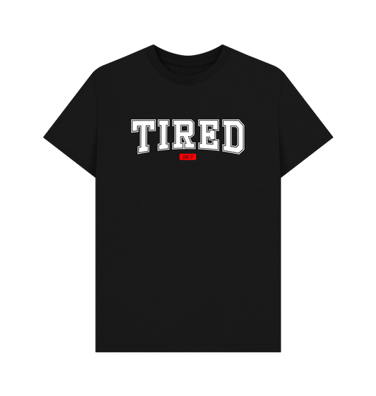 Black Printed T-shirt Front