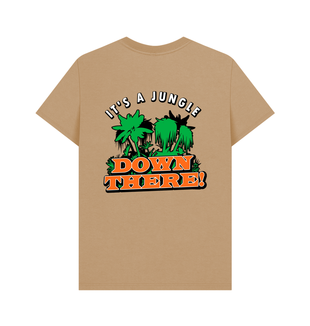 Sand BACK DESIGN - IT'S A JUNGLE DOWN THERE!