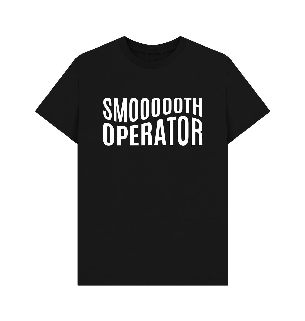 Black Printed T-shirt Front