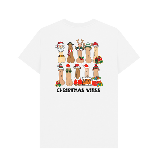 White Printed T-shirt Back