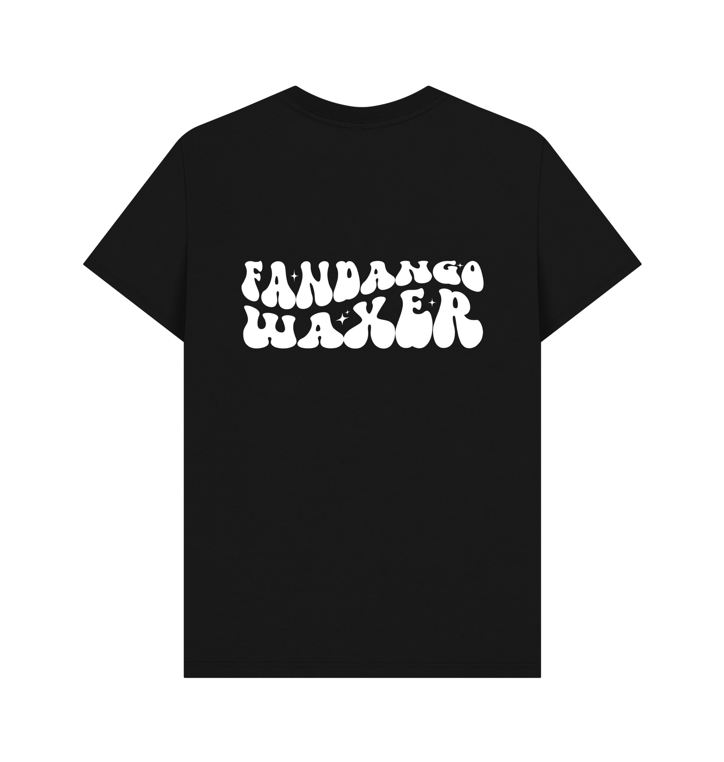 Black Printed T-shirt Back