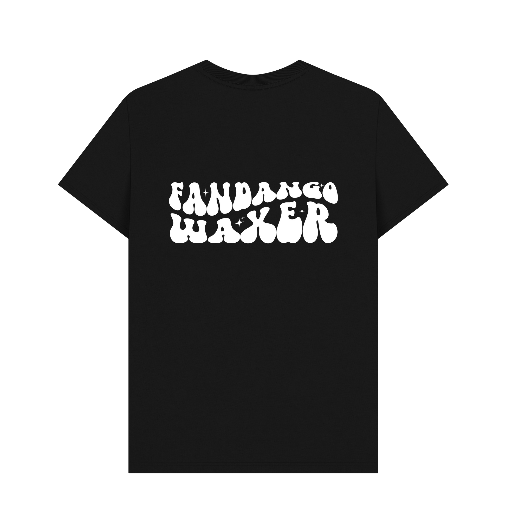 Black Printed T-shirt Back