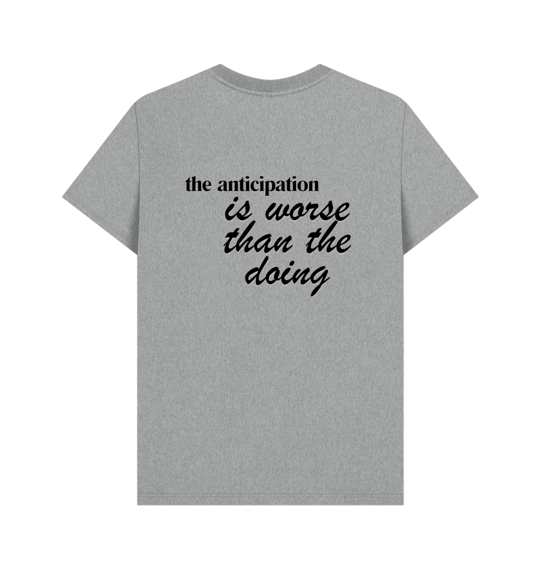 Athletic Grey Printed T-shirt Back