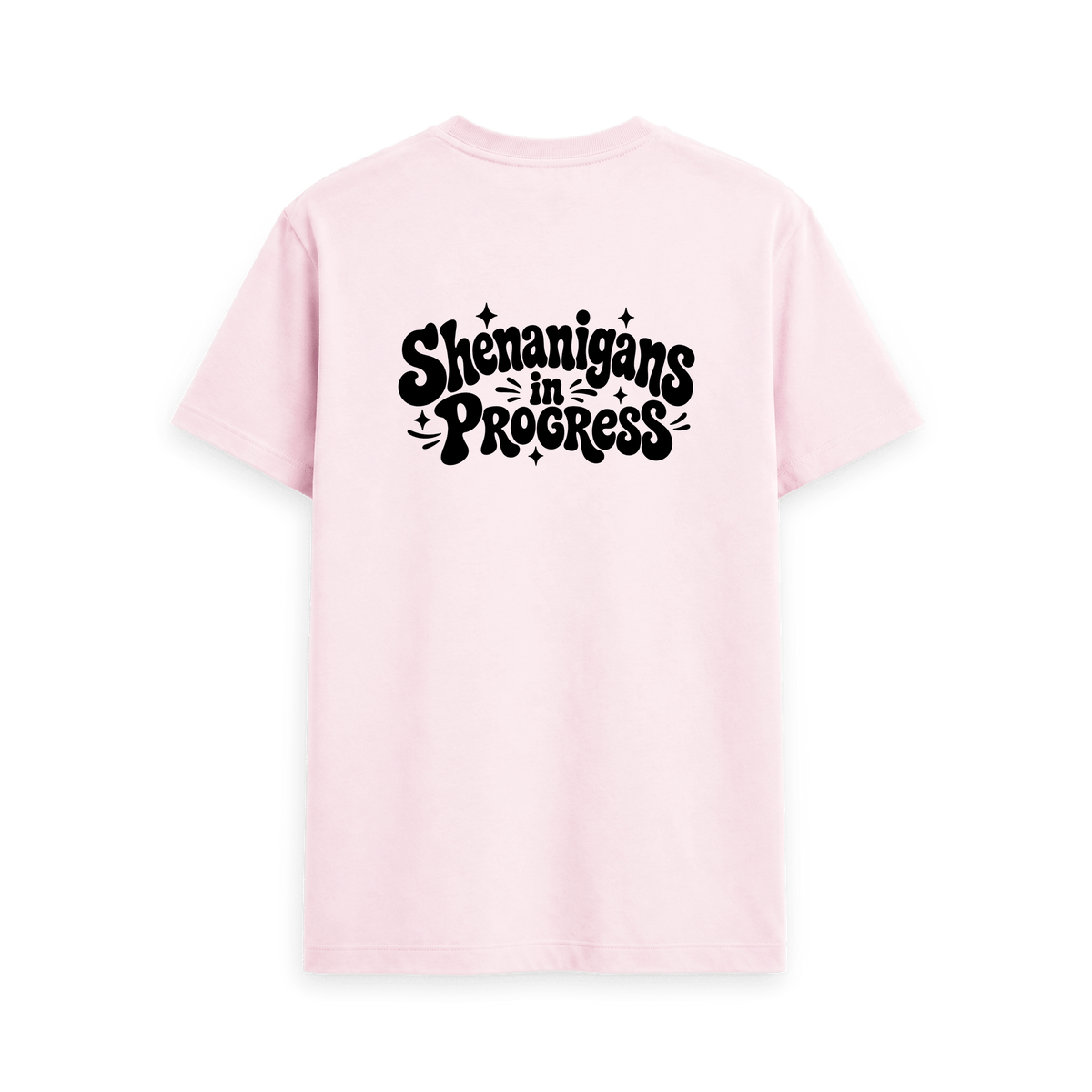 Pink Printed T-shirt Back