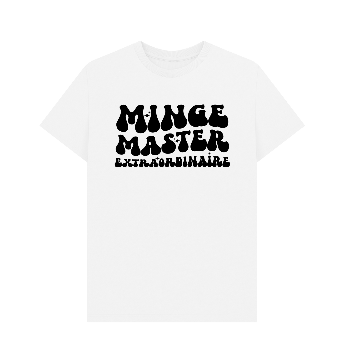 White Printed T-shirt Front