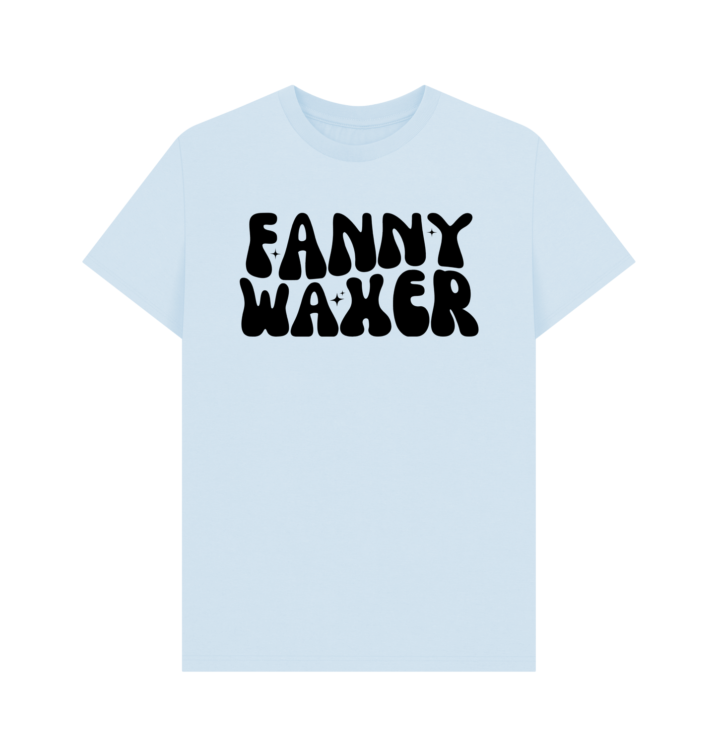 Sky Blue Printed T-shirt Front