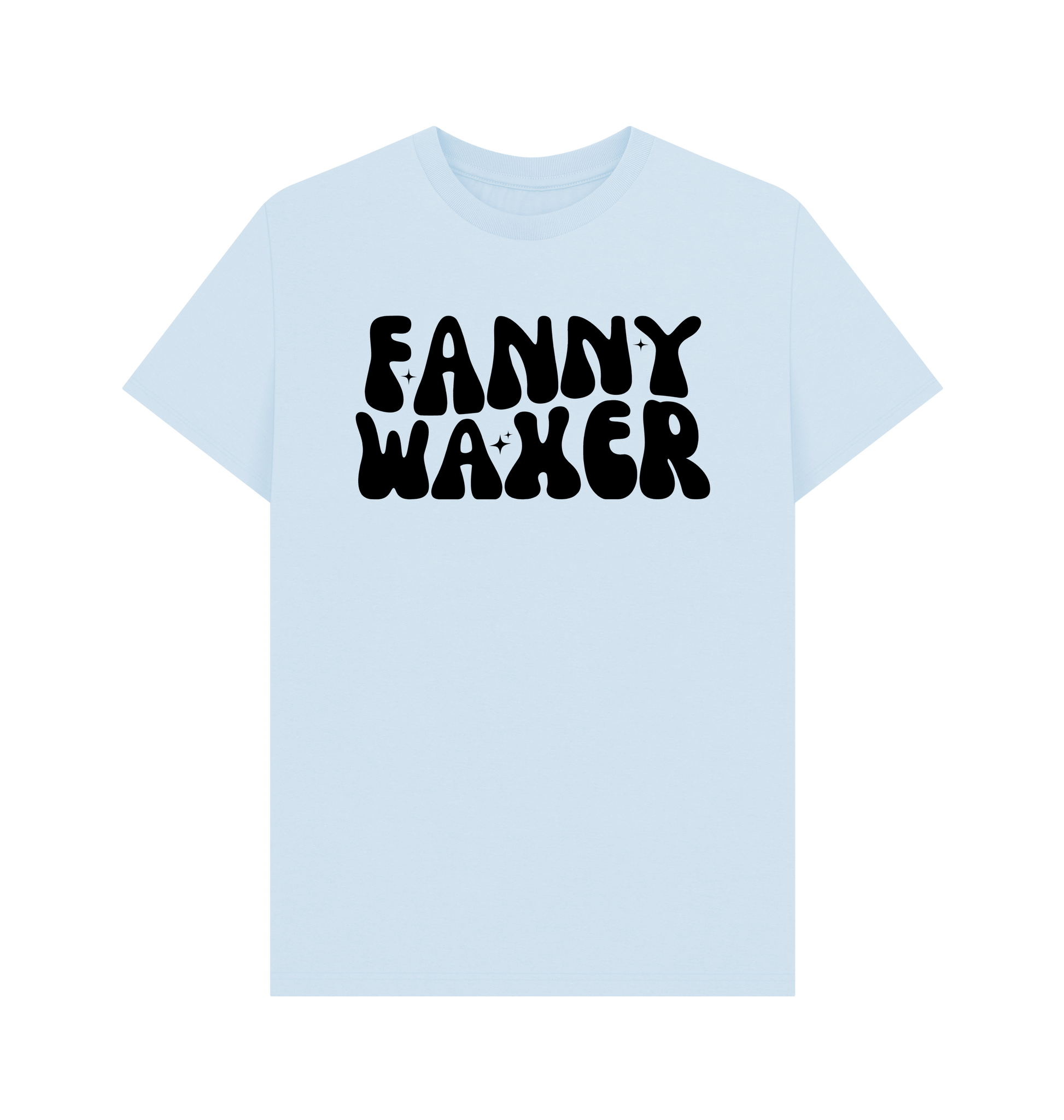 Sky Blue Printed T-shirt Front