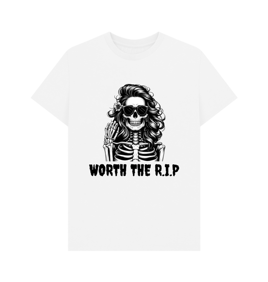 White Printed T-shirt Front