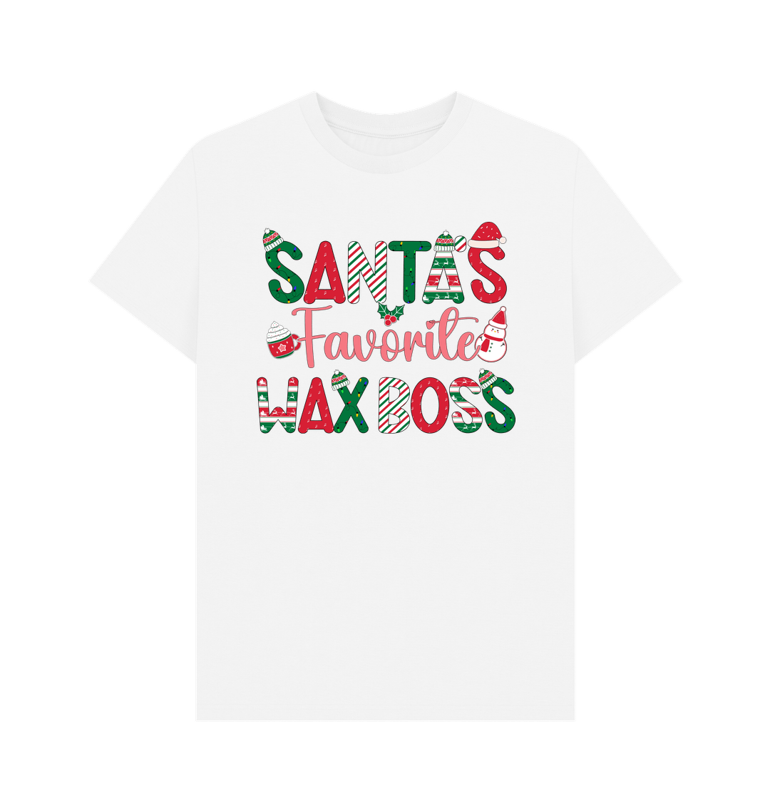 White Printed T-shirt Front