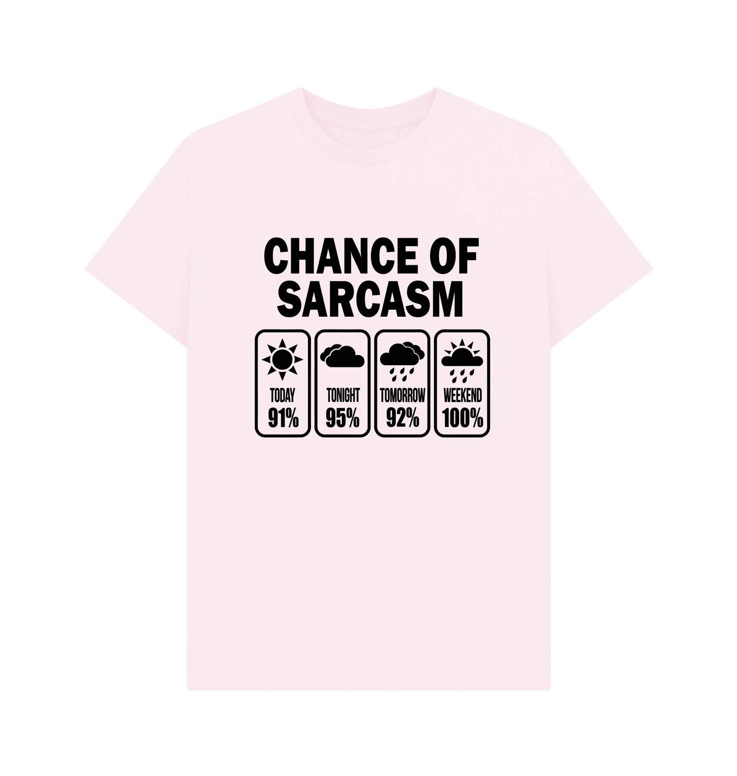 Pink Printed T-shirt Front