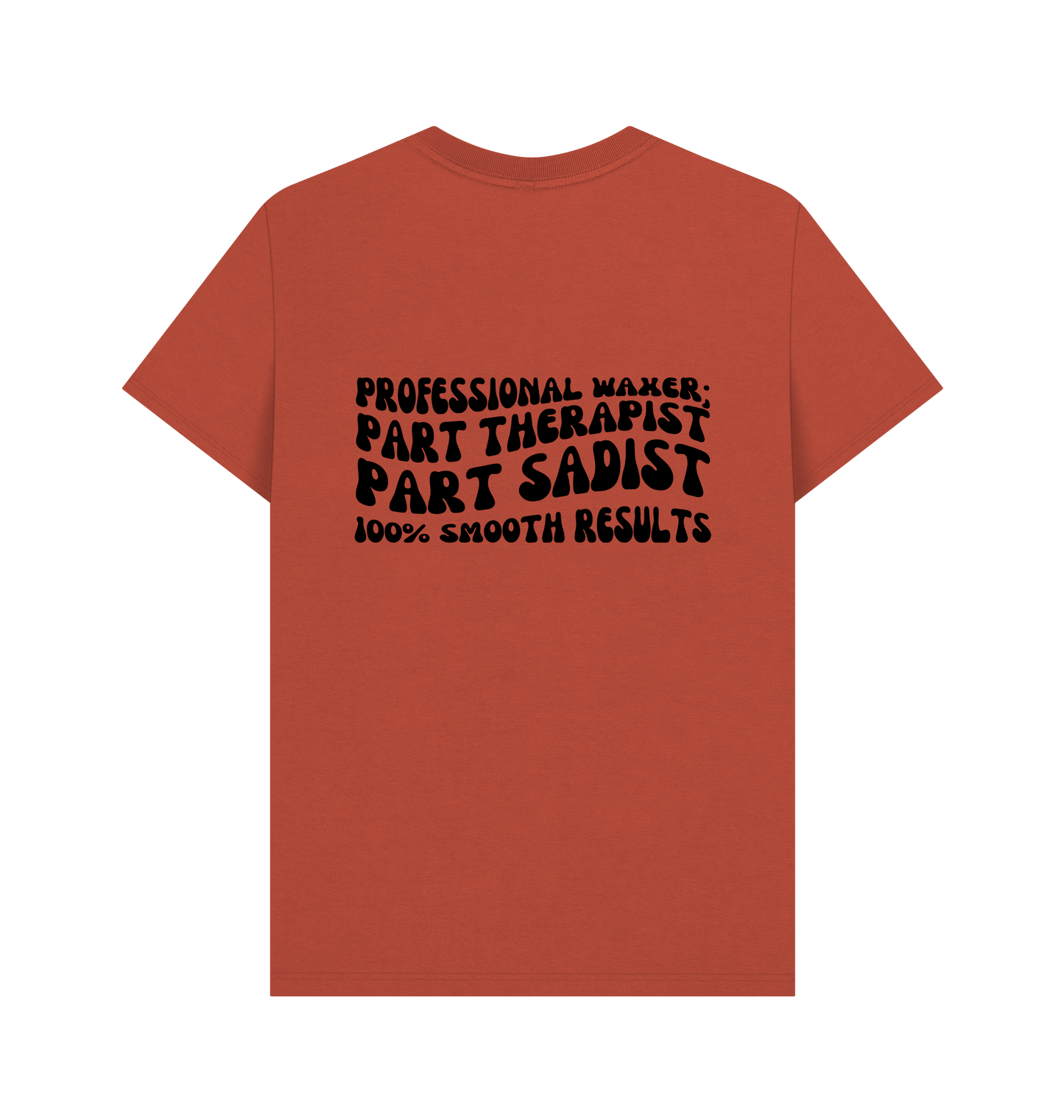 Rust Printed T-shirt Back