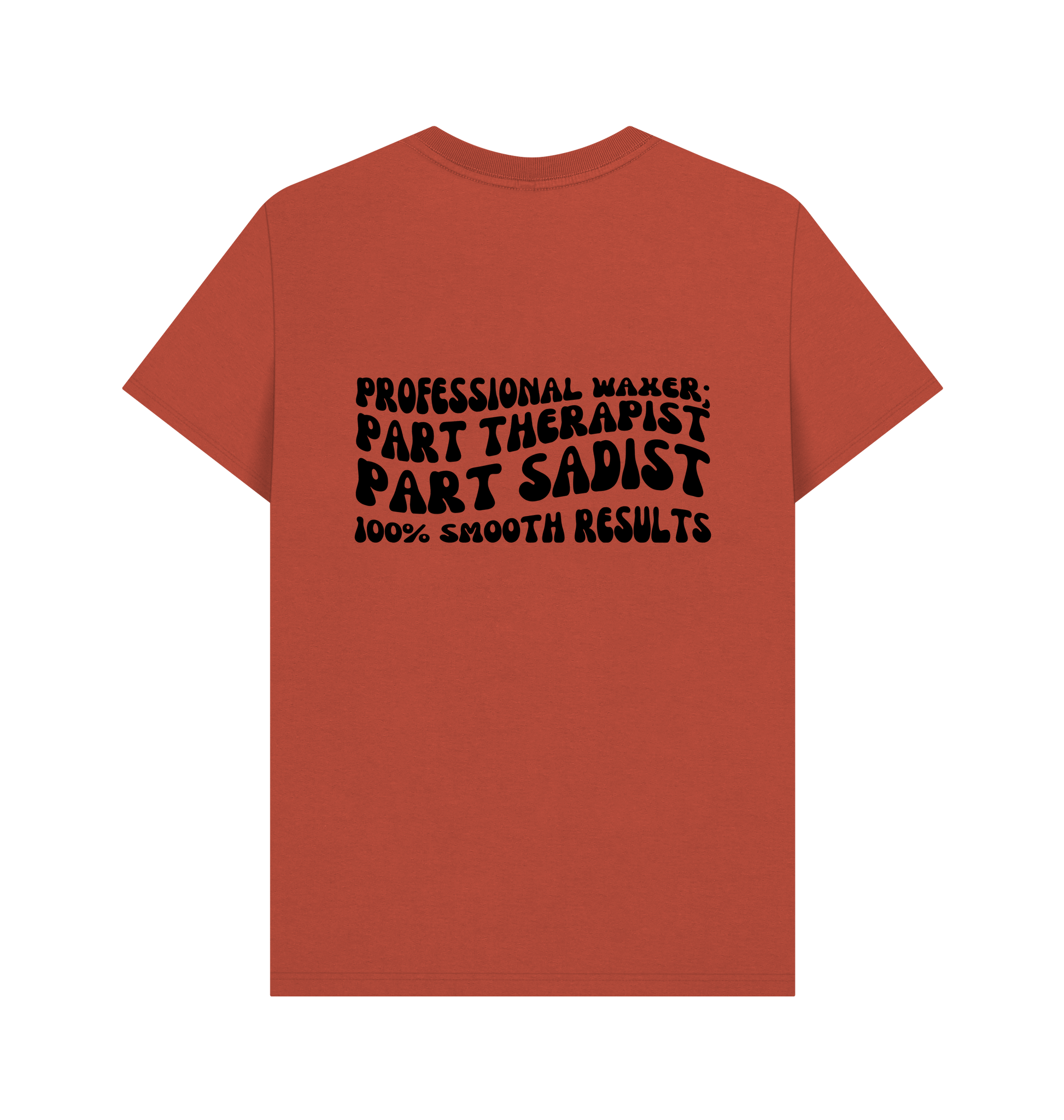 Rust Printed T-shirt Back