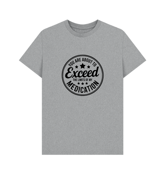 Athletic Grey Printed T-shirt Front