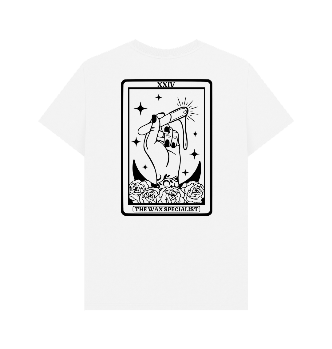 White Printed T-shirt Back