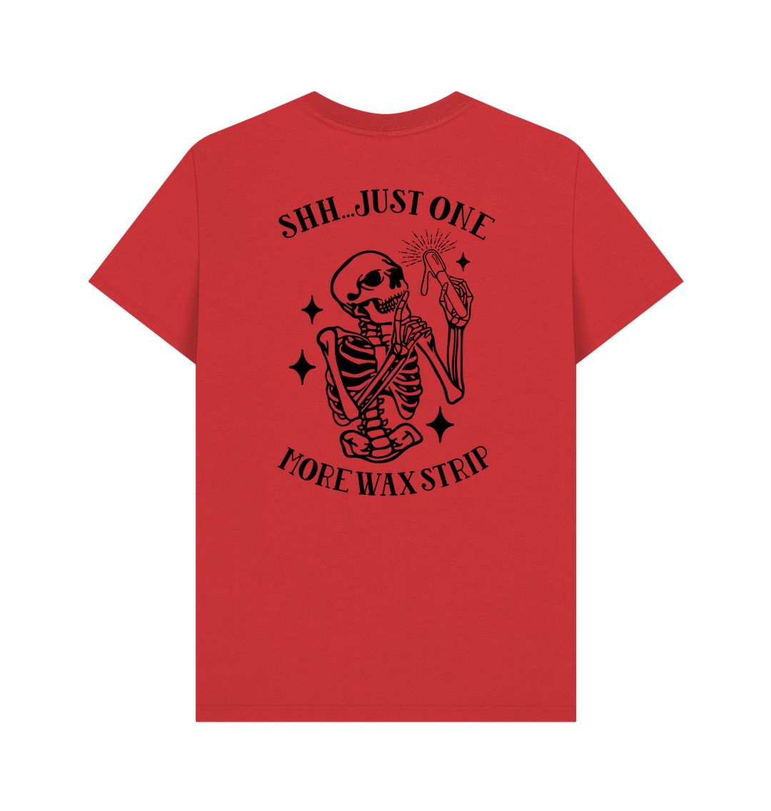 Red BACK DESIGN - JUST ONE MORE STRIP black