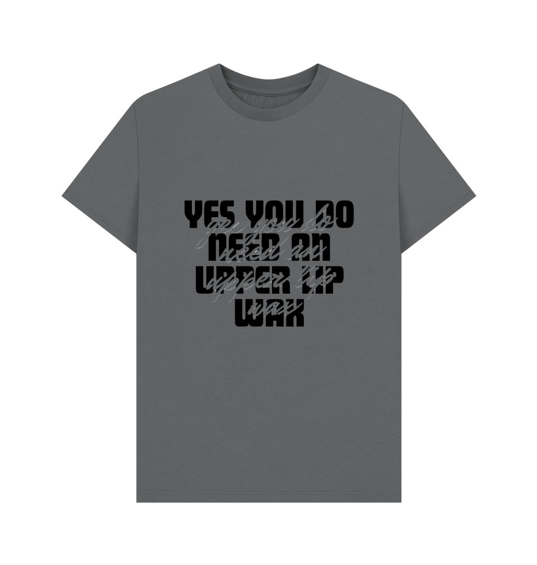 Slate Grey Printed T-shirt Front