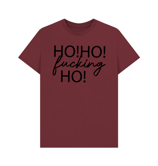 Red Wine Printed T-shirt Front