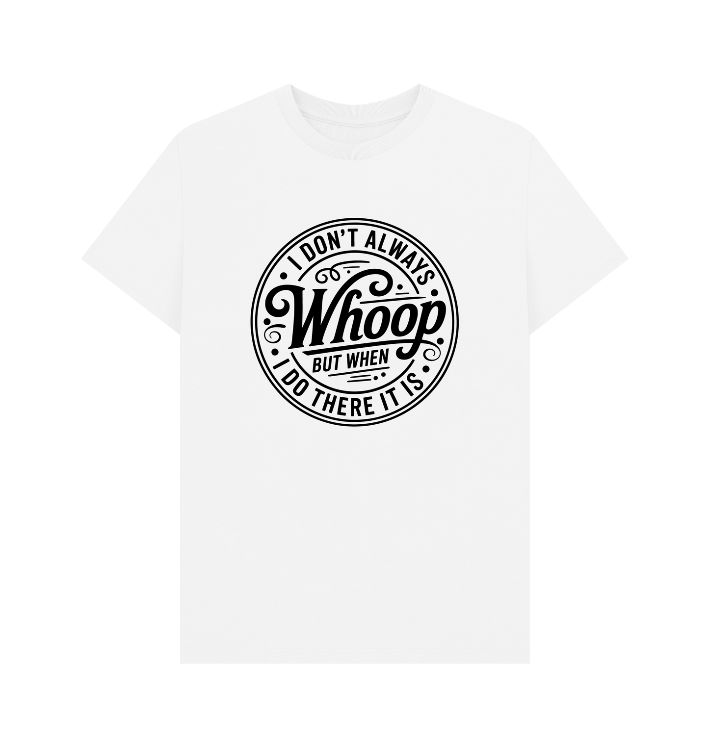 White Printed T-shirt Front