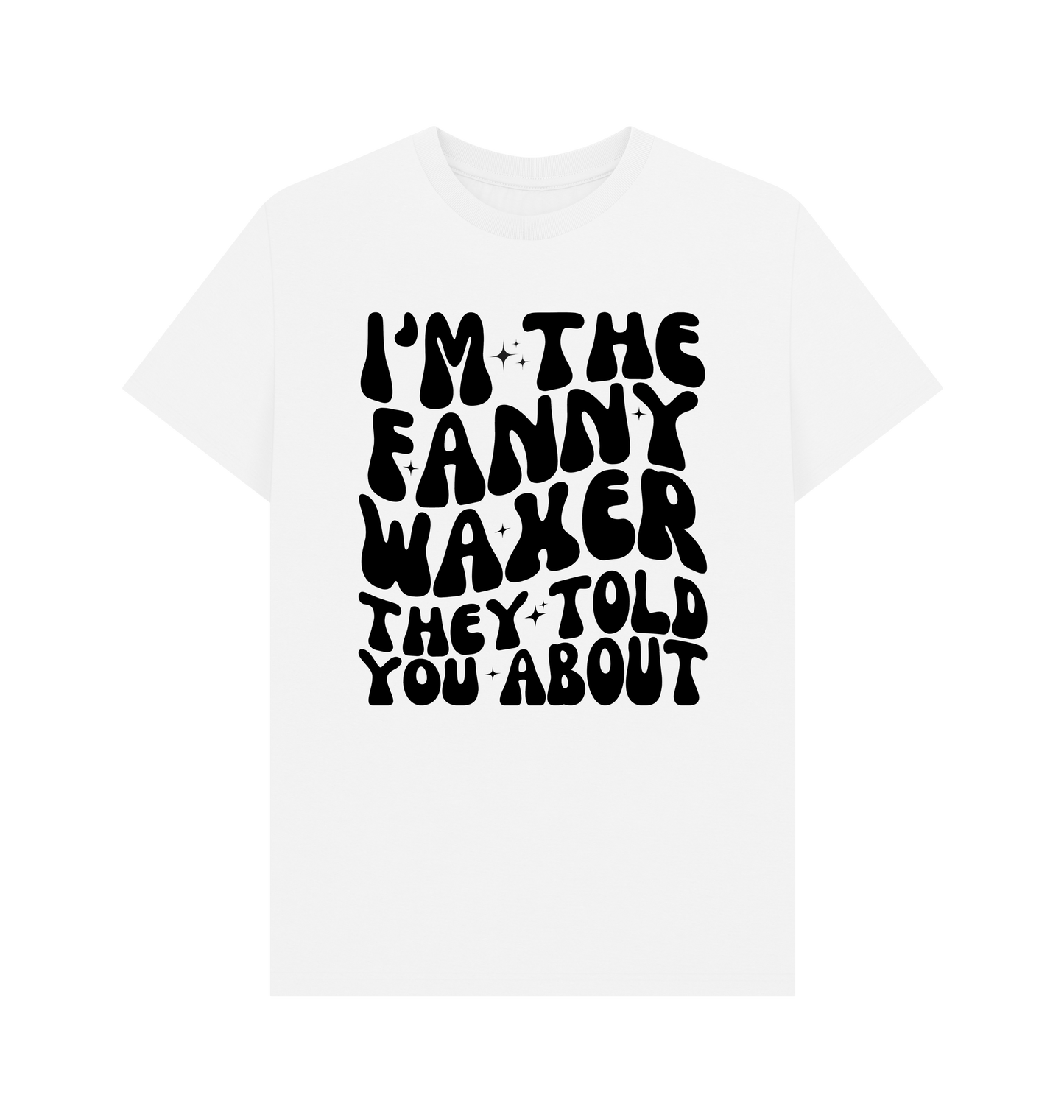 White Printed T-shirt Front
