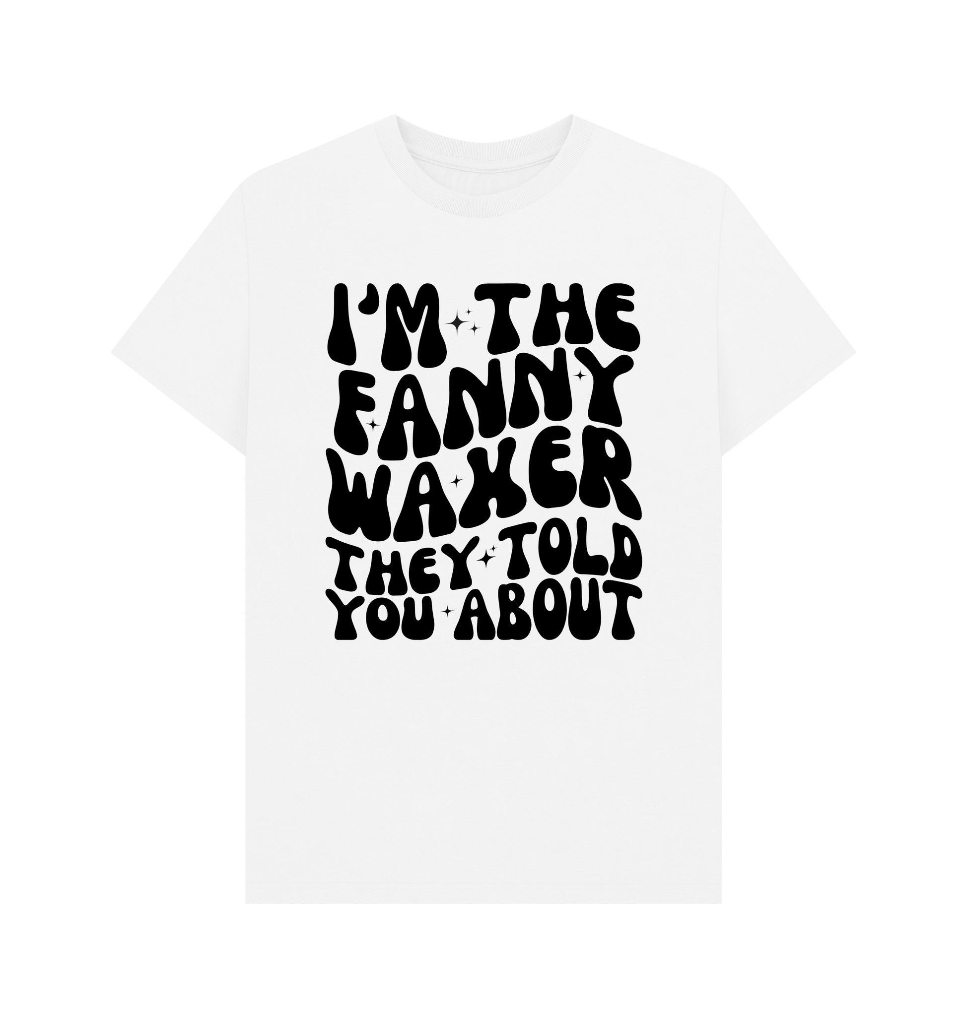 White Printed T-shirt Front