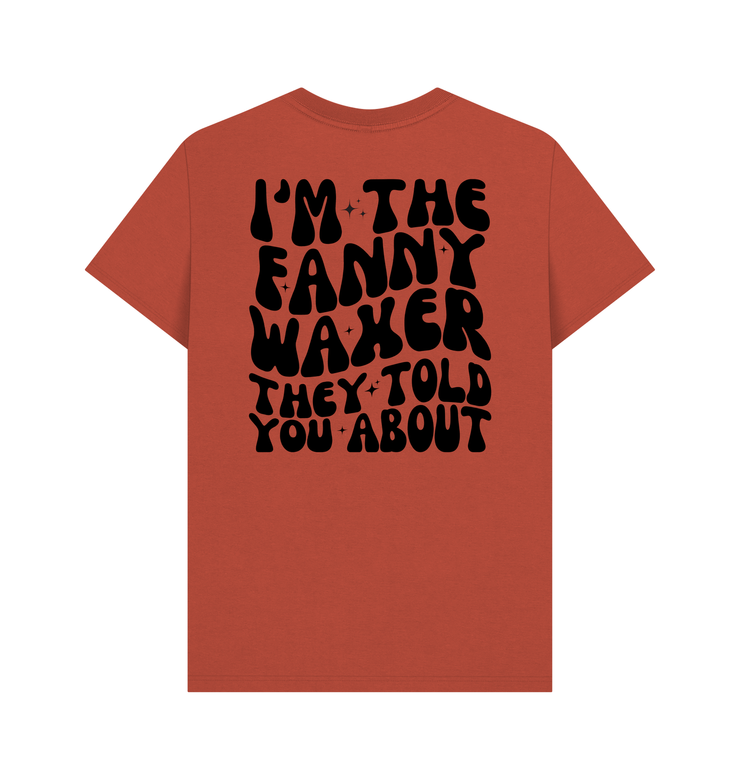 Rust Printed T-shirt Back