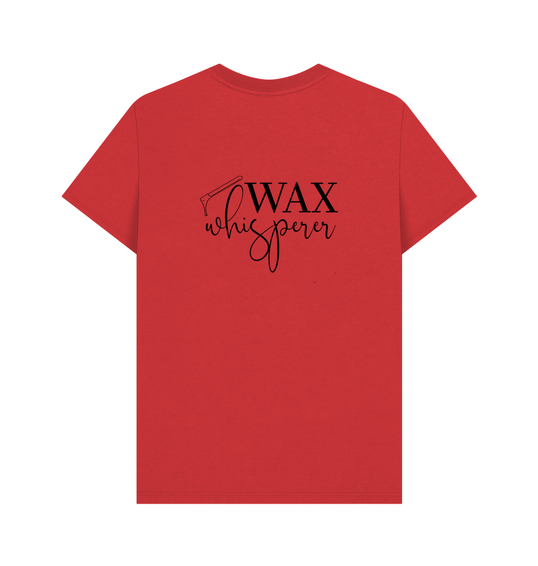 Red BACK DESIGN - WAX WHISPERER