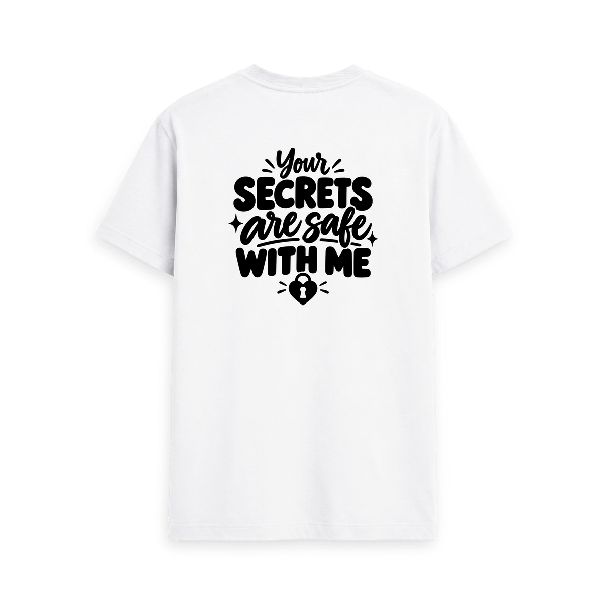 White Printed T-shirt Back