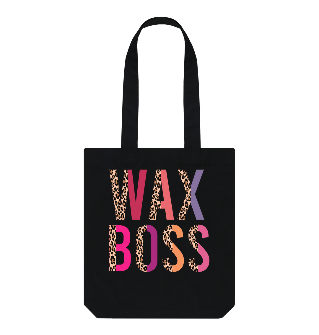 Black Printed Bag Front