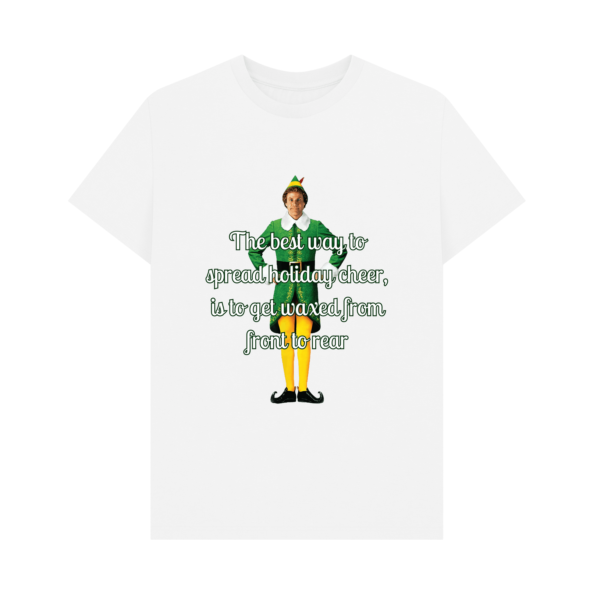 White Printed T-shirt Front