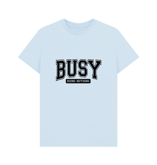 Sky Blue Printed T-shirt Front