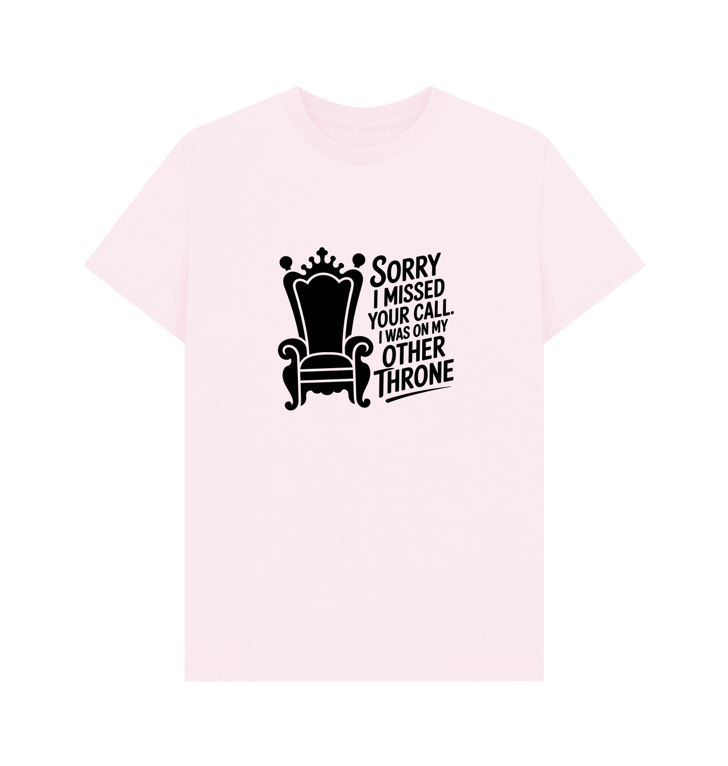 Pink Printed T-shirt Front