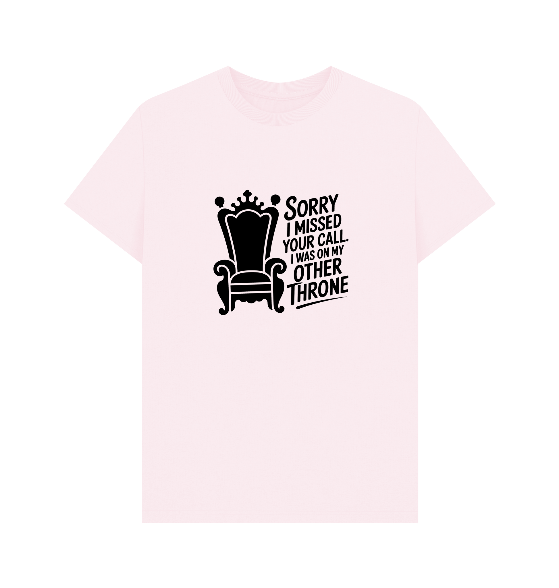 Pink Printed T-shirt Front