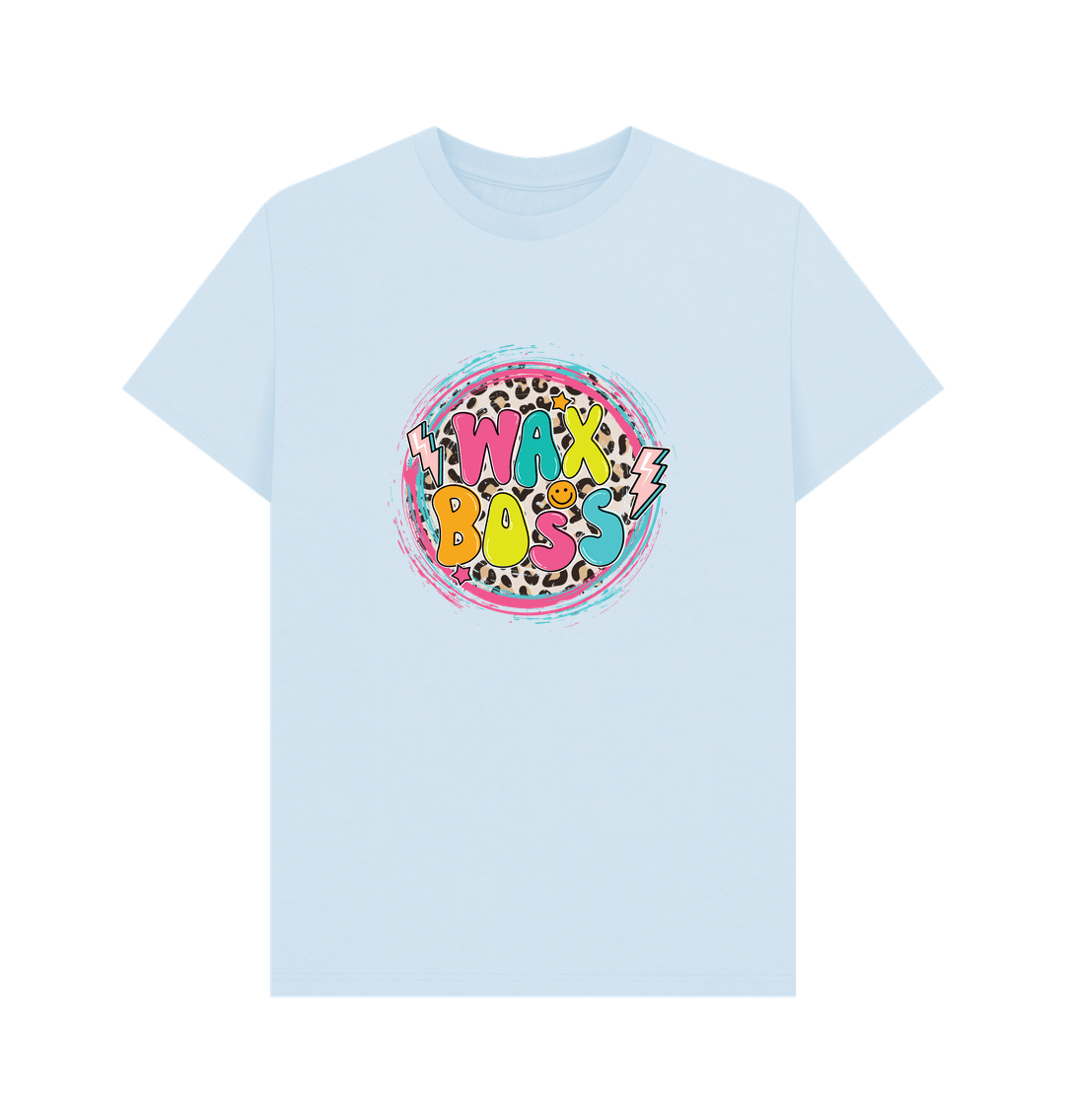 Sky Blue Printed T-shirt Front