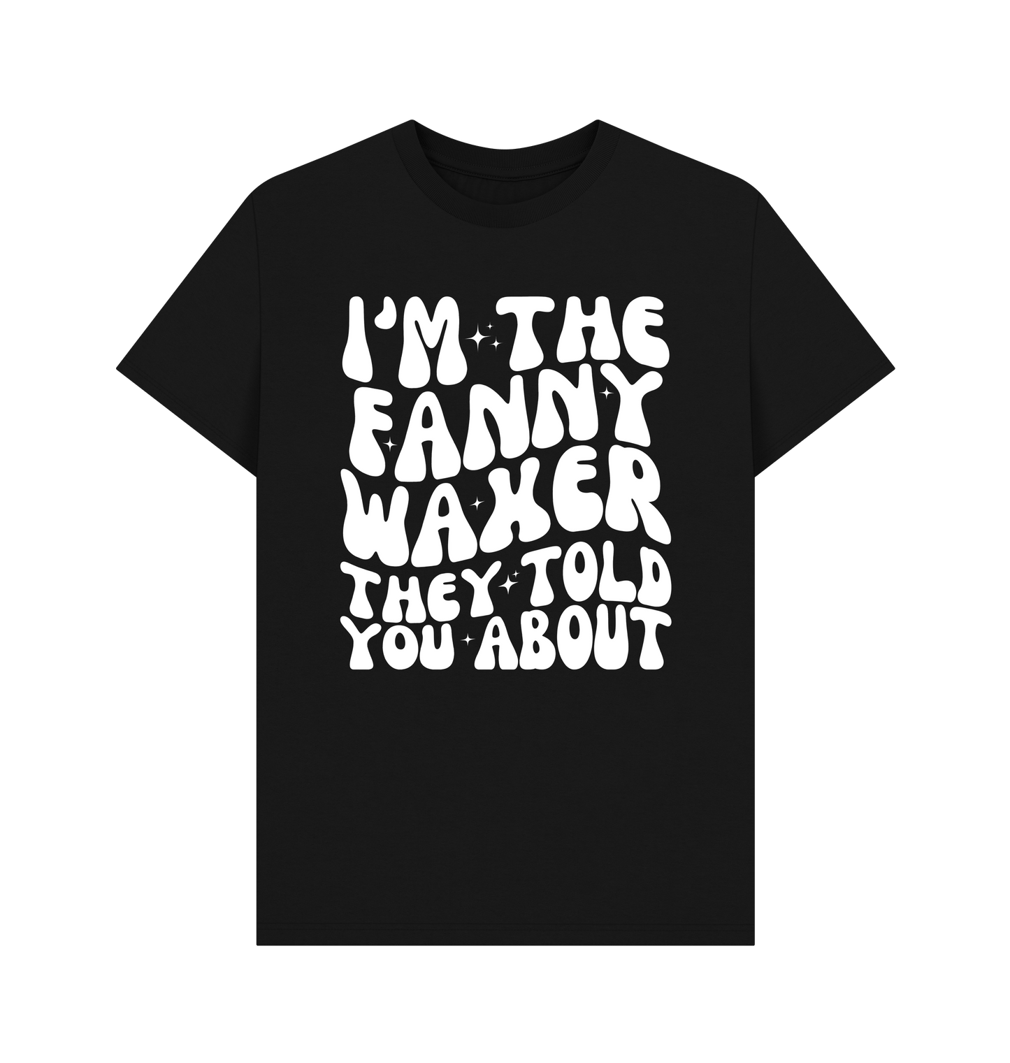 Black Printed T-shirt Front