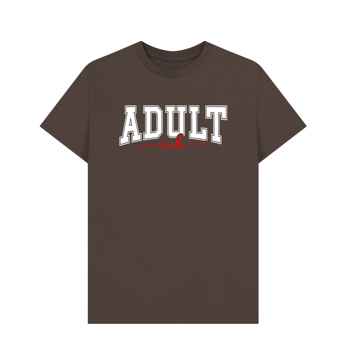 Chocolate Printed T-shirt Front