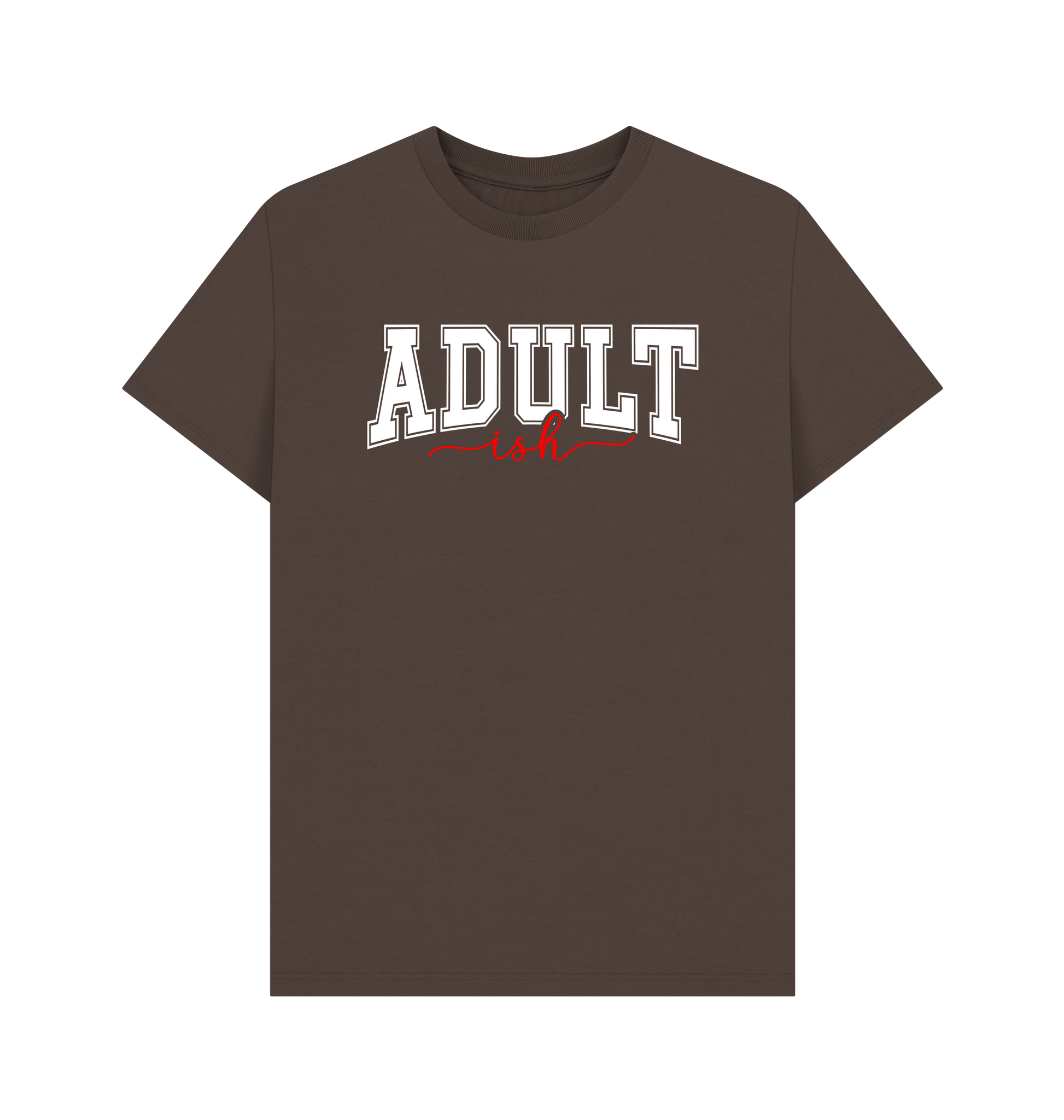 Chocolate Printed T-shirt Front