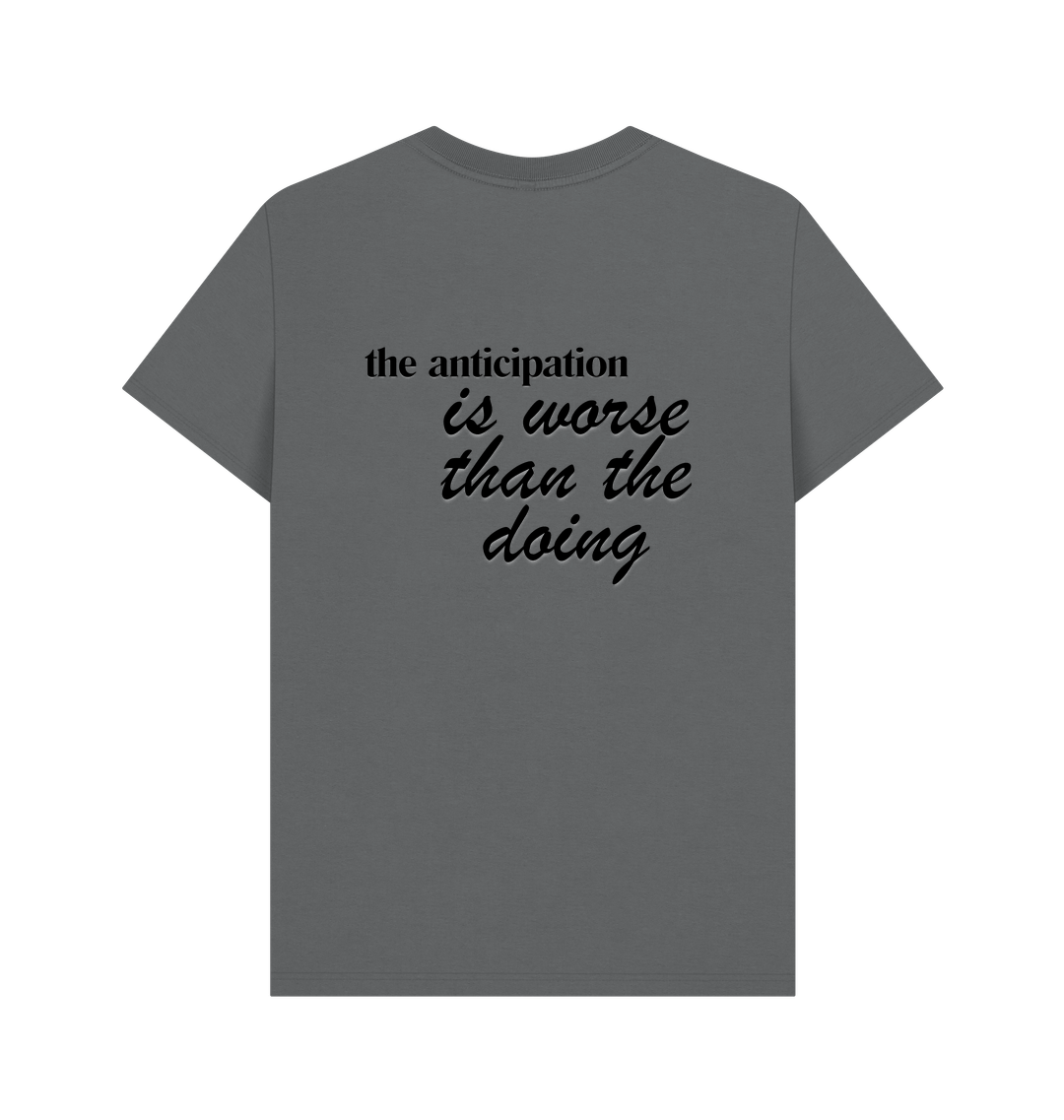 Slate Grey Printed T-shirt Back
