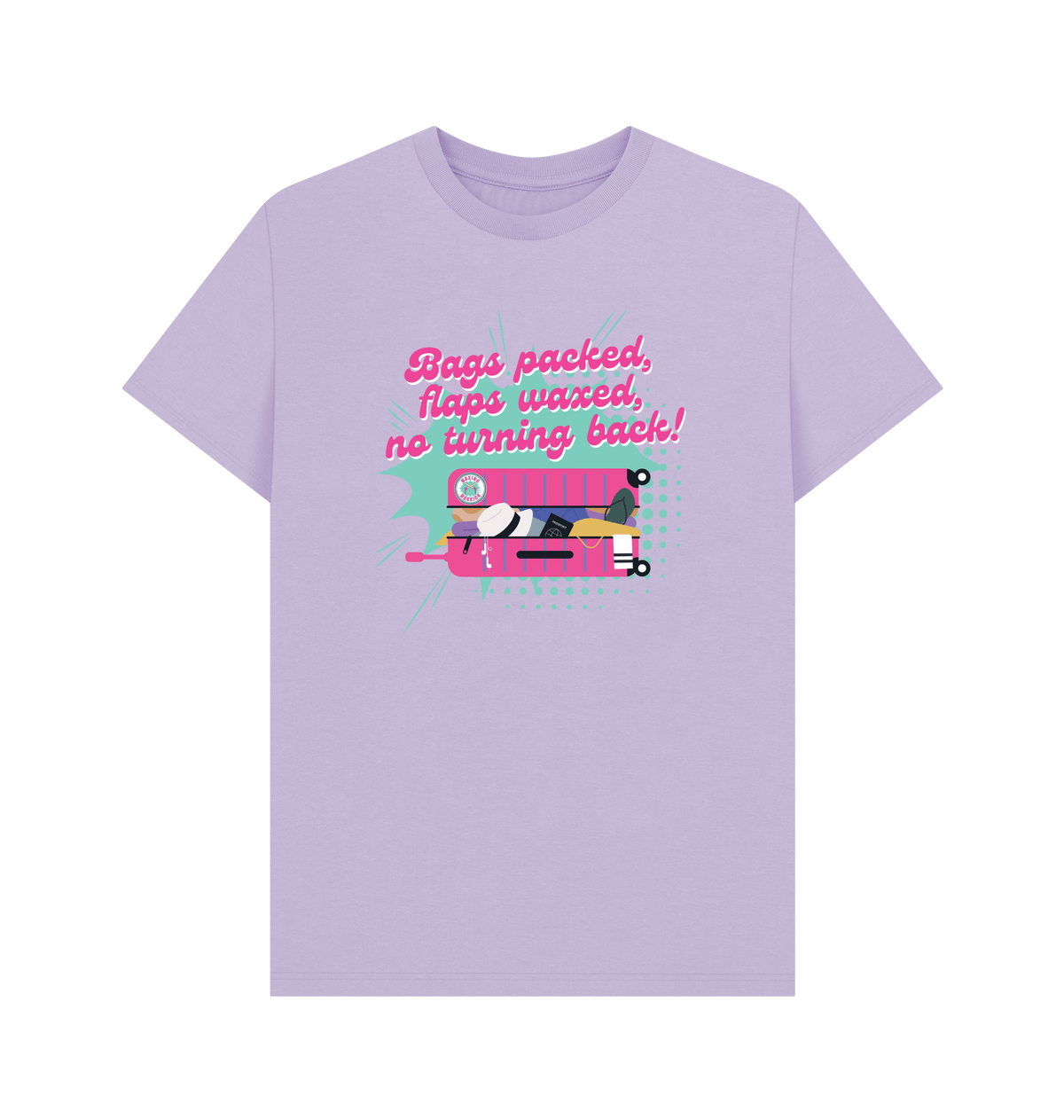 Lilac Printed T-shirt Front