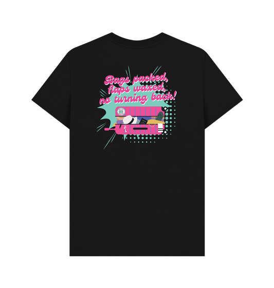 Black Printed T-shirt Back