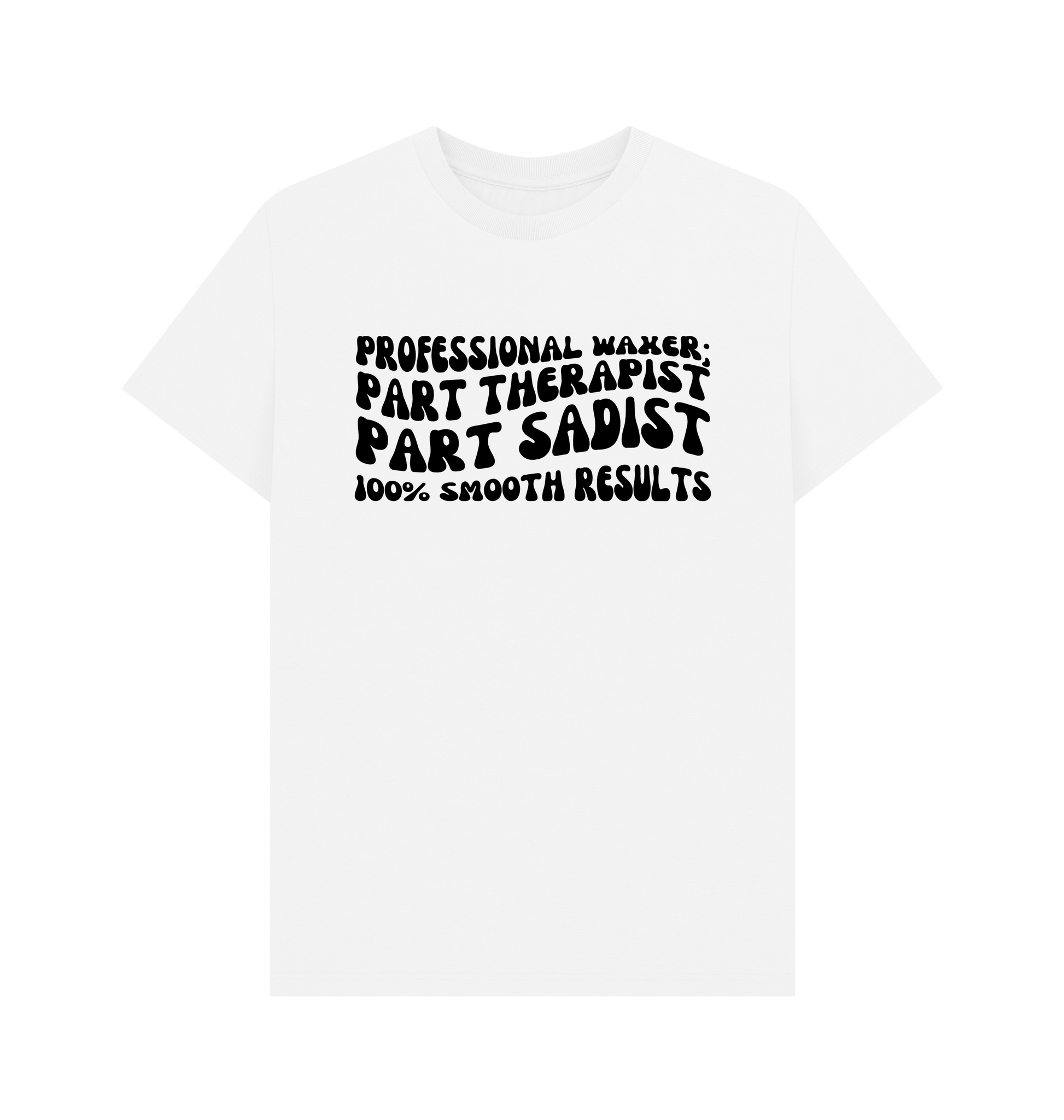White Printed T-shirt Front