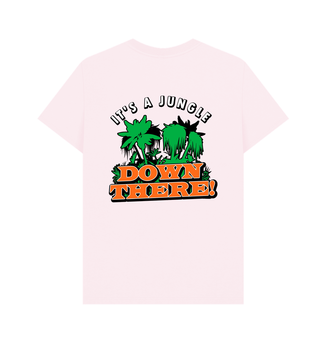 Pink BACK DESIGN - IT'S A JUNGLE DOWN THERE!
