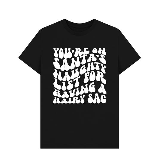Black Printed T-shirt Front