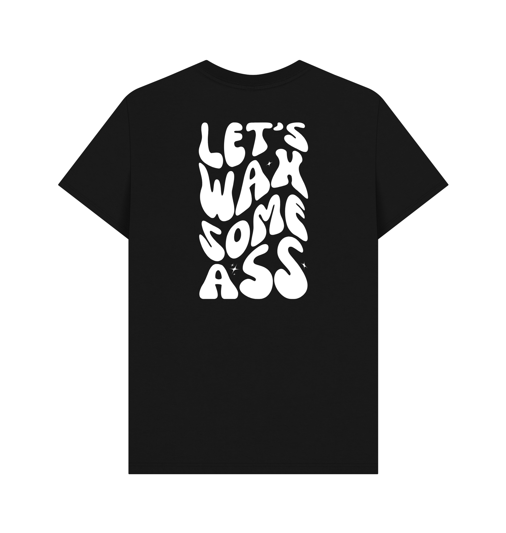 Black Printed T-shirt Back