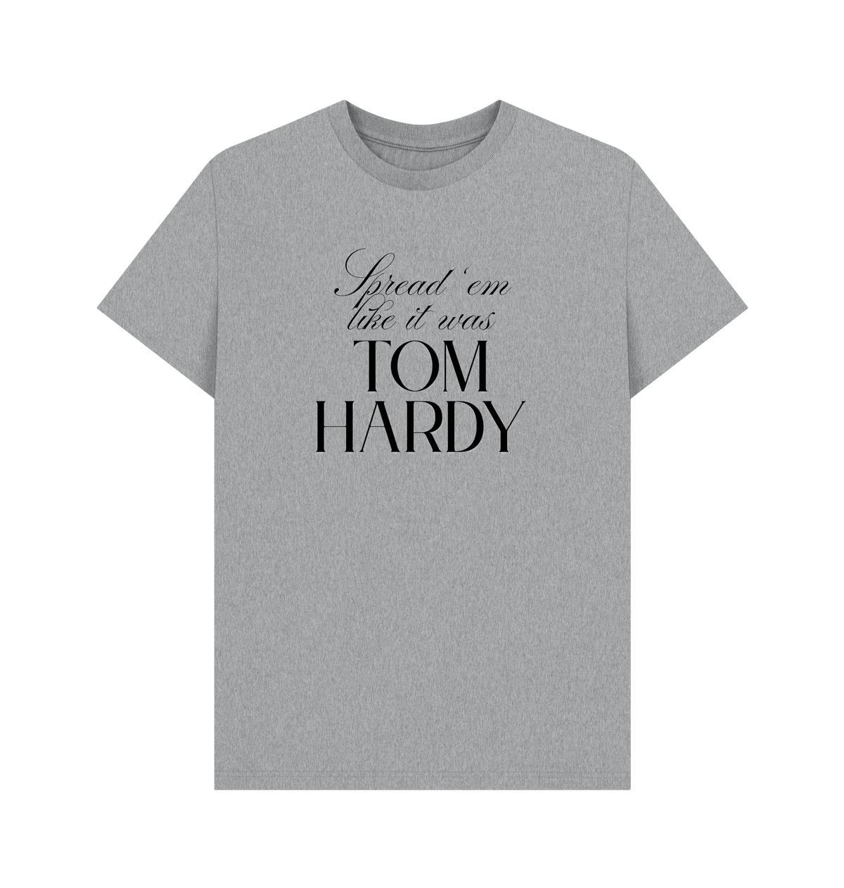 Athletic Grey Printed T-shirt Front