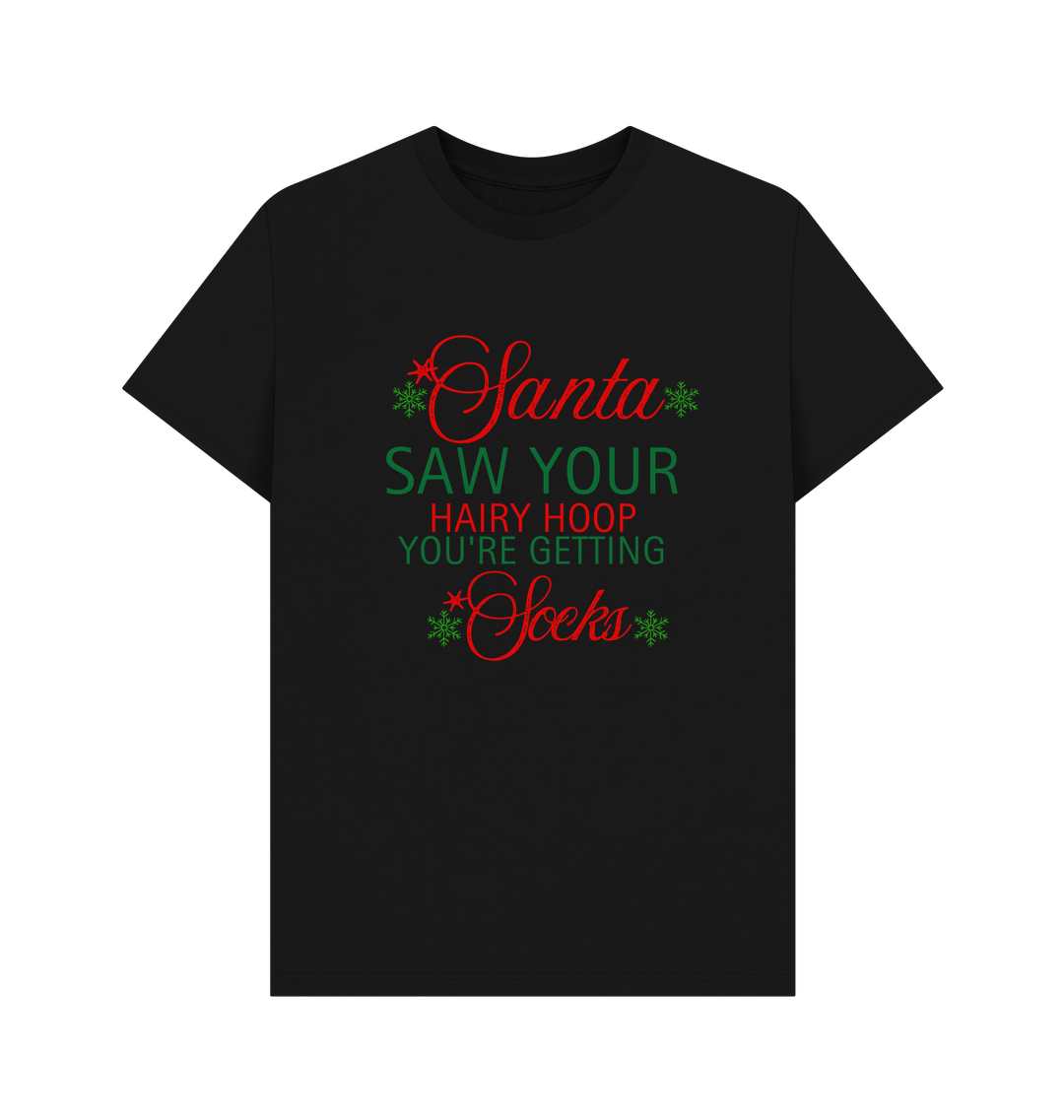 Black Printed T-shirt Front