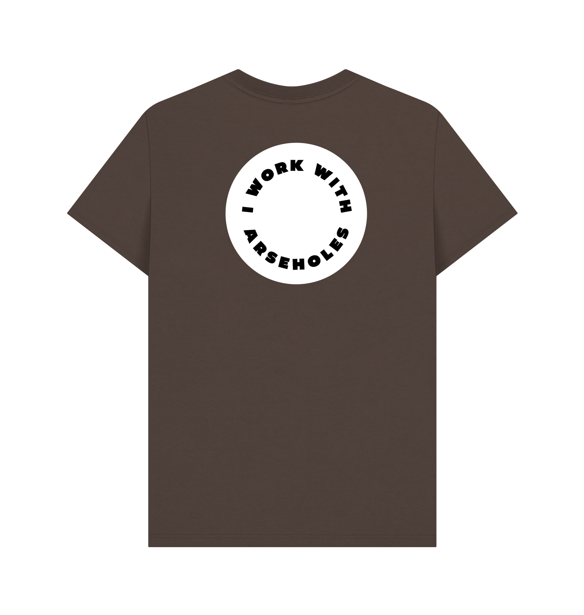 Chocolate Printed T-shirt Back